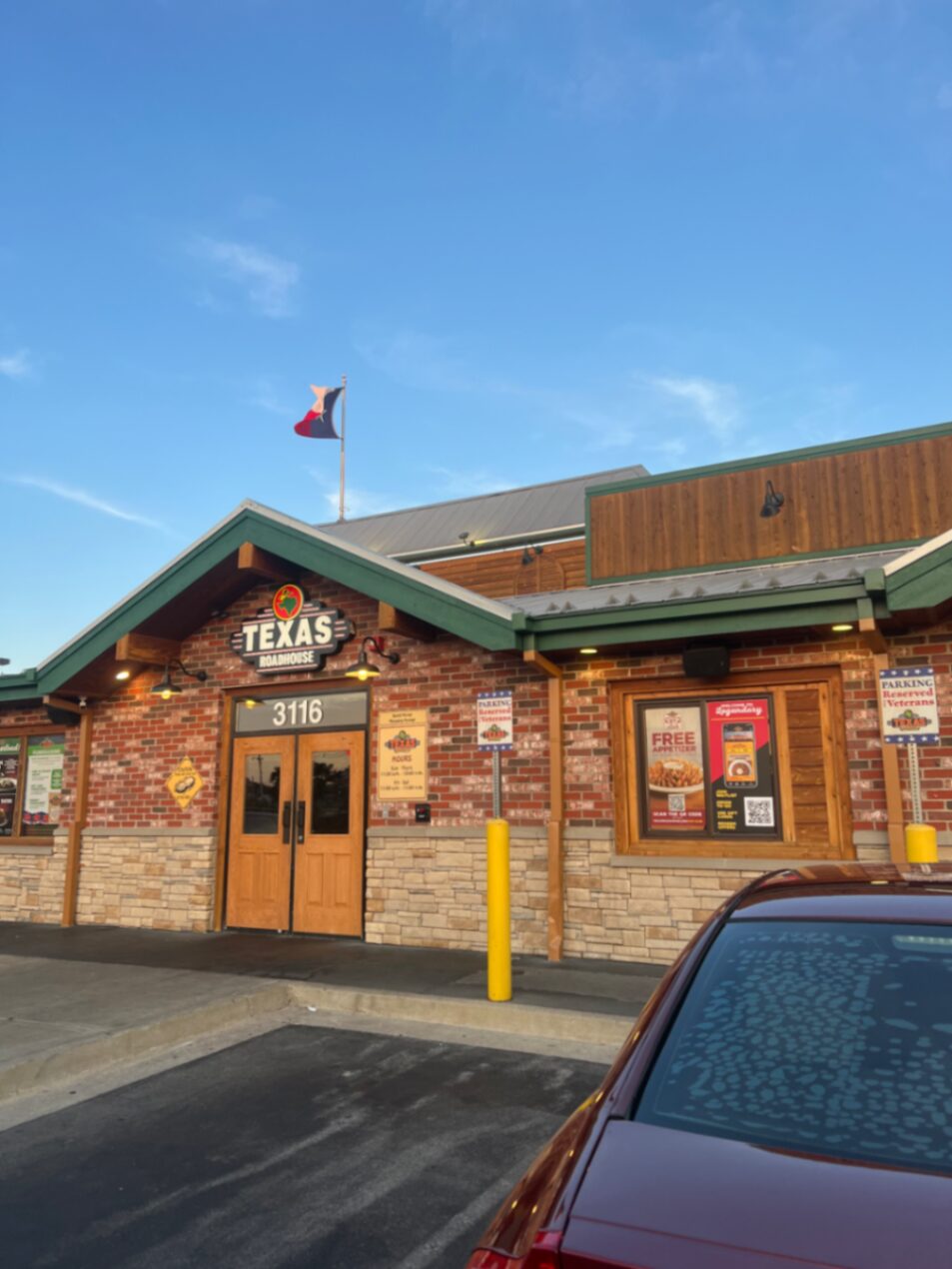 Fachada do restaurante Texas Roadhouse